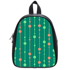 Green Pattern School Bags (small) 