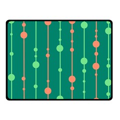 Green Pattern Fleece Blanket (small)