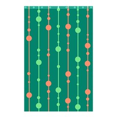 Green Pattern Shower Curtain 48  X 72  (small)  by Valentinaart