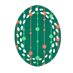 Green Pattern Ornament (oval Filigree) 