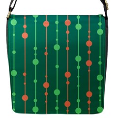 Green Pattern Flap Messenger Bag (s)