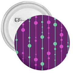 Purple and green pattern 3  Buttons