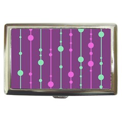 Purple and green pattern Cigarette Money Cases