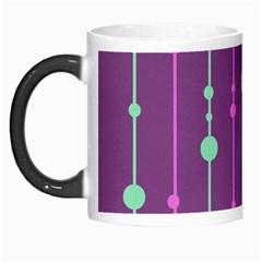 Purple and green pattern Morph Mugs