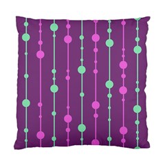 Purple and green pattern Standard Cushion Case (One Side)