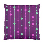 Purple and green pattern Standard Cushion Case (Two Sides) Front