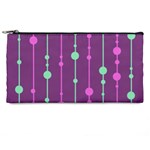 Purple and green pattern Pencil Cases Front