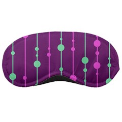 Purple and green pattern Sleeping Masks