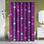 Purple and green pattern Shower Curtain 48  x 72  (Small)  Curtain(48  X 72 ) - 42.18 x64.8  Curtain(48  X 72 )