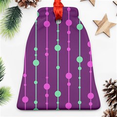 Purple and green pattern Ornament (Bell) 