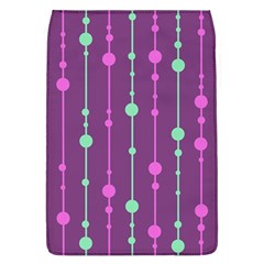 Purple and green pattern Flap Covers (L) 