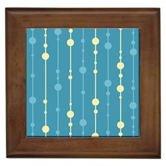 Blue Pattern Framed Tiles