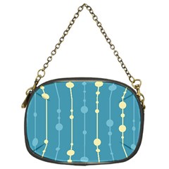 Blue Pattern Chain Purses (one Side) 