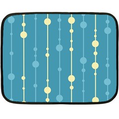 Blue Pattern Fleece Blanket (mini)