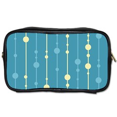 Blue Pattern Toiletries Bags