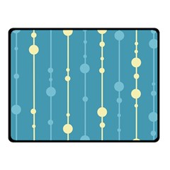 Blue Pattern Fleece Blanket (small) by Valentinaart