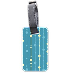 Blue Pattern Luggage Tags (two Sides)