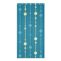 Blue Pattern Shower Curtain 36  X 72  (stall) 