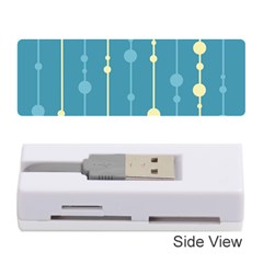 Blue Pattern Memory Card Reader (stick) 