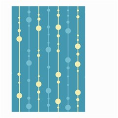 Blue Pattern Small Garden Flag (two Sides)