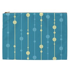 Blue Pattern Cosmetic Bag (xxl) 