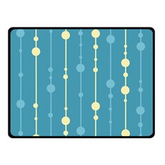 Blue Pattern Double Sided Fleece Blanket (small)  by Valentinaart