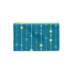 Blue Pattern Cosmetic Bag (xs) by Valentinaart