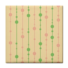 Pastel Pattern Tile Coasters by Valentinaart