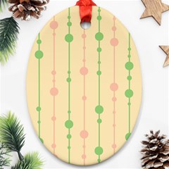 Pastel Pattern Ornament (oval) 