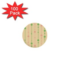 Pastel Pattern 1  Mini Buttons (100 Pack) 