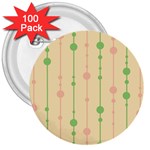 Pastel pattern 3  Buttons (100 pack)  Front