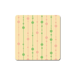 Pastel Pattern Square Magnet