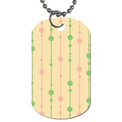 Pastel Pattern Dog Tag (one Side)