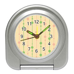 Pastel Pattern Travel Alarm Clocks