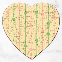 Pastel Pattern Jigsaw Puzzle (heart)