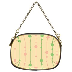 Pastel Pattern Chain Purses (two Sides)  by Valentinaart