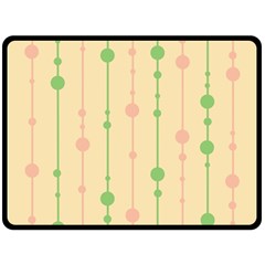 Pastel Pattern Fleece Blanket (large) 