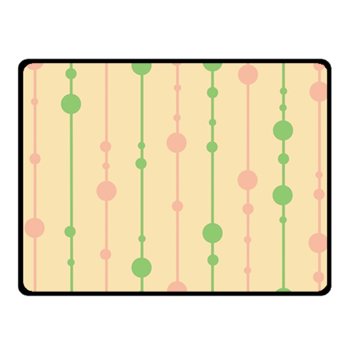 Pastel pattern Fleece Blanket (Small)