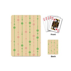 Pastel Pattern Playing Cards (mini)  by Valentinaart