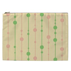 Pastel Pattern Cosmetic Bag (xxl)  by Valentinaart