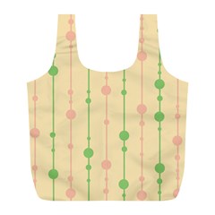 Pastel Pattern Full Print Recycle Bags (l)  by Valentinaart