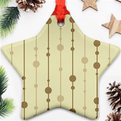 Brown Pattern Ornament (star) 