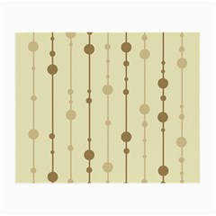 Brown Pattern Small Glasses Cloth (2-side)