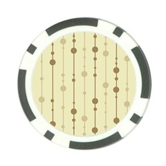 Brown Pattern Poker Chip Card Guards