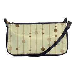 Brown Pattern Shoulder Clutch Bags