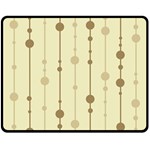 Brown pattern Fleece Blanket (Medium)  60 x50  Blanket Front