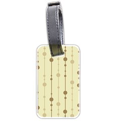 Brown Pattern Luggage Tags (two Sides)