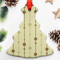 Brown Pattern Ornament (christmas Tree)