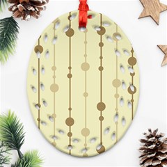 Brown Pattern Ornament (oval Filigree) 