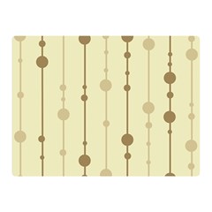 Brown Pattern Double Sided Flano Blanket (mini)  by Valentinaart